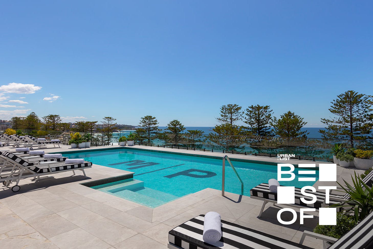 The pool at Manly Pacific, a family friendly hotel in Sydney